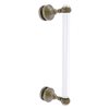 Allied Brass Pacific Grove 12-in Antique Brass Hinged Shower Door Handle