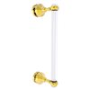 Allied Brass Pacific Grove 12-in Polished Brass Hinged Shower Door Handle