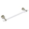 Allied Brass Pacific Beach Polished Nickel 18-in Shower Door Towel Bar with Dotted Accents