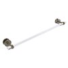 Allied Brass Clearview 30-in Antique Brass Wall Mount Single Towel Bar with Grooved Accents