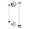 Allied Brass Pacific Grove 8-in Hinged Shower Door Handle - White Finish