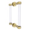 Allied Brass Clearview 8-in Hinged Shower Door Handle in Satin Brass