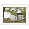 Trendy Decor 4 U 19-in x 15-in Sweet Summertime House Printed Wall Art with White Frame