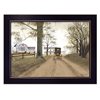 Trendy Decor 4 U 18-in x 14-in Headin' Home Printed Wall Art with Black Frame