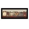 Trendy Decor 4 U 20-in x 8-in Main Street Printed Wall Art with Black Frame