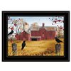Trendy Decor 4 U 19-in x 15-in Autumn Gold Printed Wall Art with Black Frame