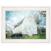Trendy Decor 4 U 19-in x 15-in White Barn Printed Wall Art with White Frame