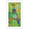 Trendy Decor 4 U 14-in x 14-in Purple Throated Mountain Gem Wall Art Print with White Frame