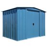 Arrow Classic 8-ft x 6-ft Blue Galvanized Steel Storage Shed