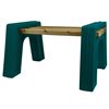 RTS Home Accents Custom Length Lightweight Backless Bench Ends - Kentucky Green