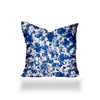 Joita Sandy 1-Piece 18-in x 18-in Square Indoor/Outdoor Soft Royal Pillow Envelope Cover