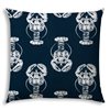 Joita Home Lobsterfest 20-in x 20-in Navy Indoor/Outdoor Pillow with Sewn Closure