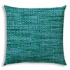 Joita Home Boho Sea 20-in x 20-in Aqua Indoor/Outdoor Pillow with Sewn Closure