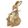 Northlight 14-in Brown Sisal Mommy and Baby Easter Bunnies Figurine