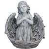 Northlight 16-in Angel Child Wrapped in Wings Religious Outdoor Garden Statue