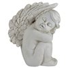 Northlight 7.25-in Ivory Right Facing Sleeping Cherub Angel Outdoor Garden Statue