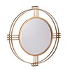 Southern Enterprises Buepeth 28.5-in L x 28.5-in W Round Gold Framed Wall Mirror