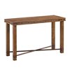 Southern Enterprises Robyn Aged Maple Farmhouse Console Table
