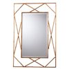 Holly & Martin Belews 42-in L x 28.25-in W Rectangle Gold Framed Wall Mirror