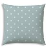 Joita Home Diner Dot 1-Piece 19.5-in x 19.5-in Square Seafoam Jumbo Zippered Pillow Cover with Insert