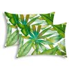 Joita Home Brazilia 2-Piece 20-in x 14-in Rectangular Green Indoor/Outdoor Pillow Sewn Closure