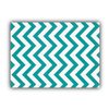 Joita Home Buzz Turquoise/White Polyester Rectangle Placemat - Set of 2