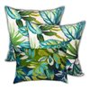 Joita Home 19-in W x 19-in L Square Indoor Waikiki Lagoon Zippered Pillow and Lumbar Pillow Covers - Set of 3