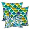 Joita Home 19-in W x 19-in L Square Indoor Fishing Off the Coast Zippered Pillow and Lumbar Pillow Covers - Set of 3
