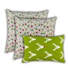Joita Home 19-in W x 19-in L Square Indoor Polka Dot/Reindeer Christmas Pillows with Insert - Set of 6