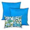 Joita Home 19-in W x 19-in L Square Indoor/Outdoor Blooming Night Life Zippered Pillow and Lumbar Pillow Covers - Set of 3