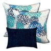 Joita Home 18-in W x 18-in L Square Indoor/Outdoor Dark Shadows Pillows and Lumbar Pillow - Set of 3