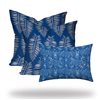 Joita Home Bimini 20-in x 20-in Square Indoor/Outdoor Lumbar Pillow Zipper Cover - Set of 3