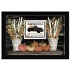 Trendy Decor 4 U Rectangle 20-in x 14-in Pumpkin Patch Still Life Printed Wall Art with Black Frame - 1-Piece