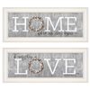 Trendy Decor 4 U White Wood Framed 11-in H x 27-in W Quote Paper Print - 2-Piece
