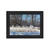 "TrendyDecor4U Black Wood Framed 16-in H x 22-in W Landscapes Wood Print ""Natures Simple Blessings"""