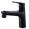 Clihome Matte Black 1-handle Single Hole Bathroom Sink Faucet