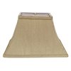 Cloth & Wire 9-in x 11-in Tan Fabric Bell Lamp Shade