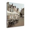 "Tangletown Fine Art Frameless 30-in x 30-in ""France Cafe - 2"" Canvas Print"