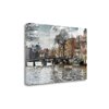 Tangletown Fine Art Zwanenburgwal Canal Frameless 26-in H x 39-in W Cityscape Canvas Print