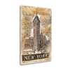 Tangletown Fine Art New York Frameless 29-in H x 21-in W Cityscape Canvas Print