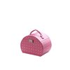 ORE International Pink Faux Leather Bag Jewelry Box