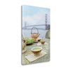 "Tangletown Fine Art ""Dream Cafe Golden Gate Bridge - 65"" by Alan Blaustein 28-in H x 19-in W Canvas Print"