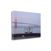 "Tangletown Fine Art ""Dream Cafe Golden Gate Bridge - 53"" by Alan Blaustein 21-in H x 32-in W Canvas Print"