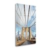 Tangletown Fine Art Frameless 26-in x 40-in Brooklyn Bridge by Alan Blaustein Canvas Print