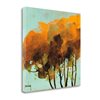 "Tangletown Fine Art Frameless 30-in x 30-in ""Seven Trees"" by Paul Bailey Canvas Print"