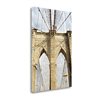 "Tangletown Fine Art Frameless 19-in x 28-in ""Brooklyn Bridge"" Canvas Print"