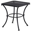 Outsunny 17.75-in W x 17.75-in L Square Outdoor Coffee Table