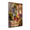 Tangletown Fine Art Frameless 28-in H x 22-in W "Flowered Courtyard" by Betty Carr, Canvas Print
