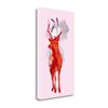 "Tangletown Fine Art Frameless 34-in x 19-in ""Useless Deer"" Canvas Print"