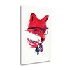 "Tangletown Fine Art Frameless 23-in x 17-in ""American Fox"" Canvas Print"